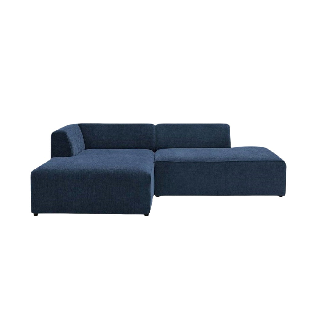Sectional sofa for living room use in fabric - approximately 200 x 90 x 85